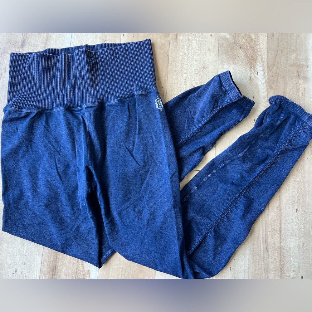 Free People High-Rise 7/8 Length Good Karma Leggings